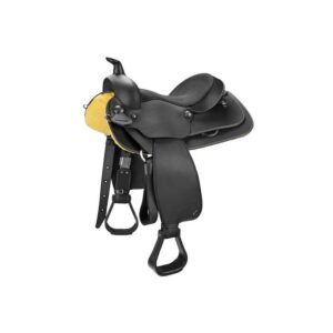 Western Frontier Youth Saddle With Fqhb Black