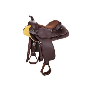 Western Frontier Youth Saddle With Fqhb Brown