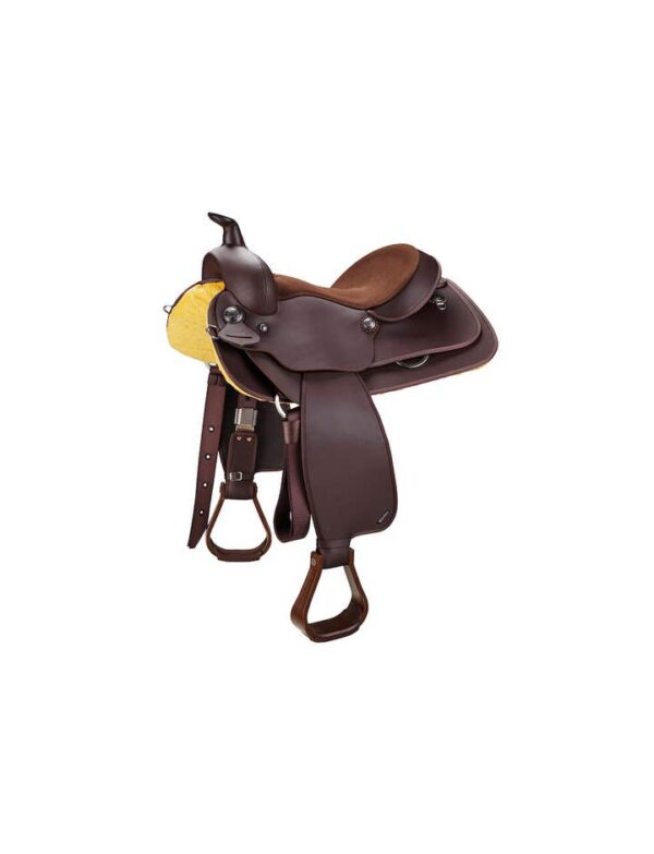 Western Frontier Youth Saddle With Fqhb Brown