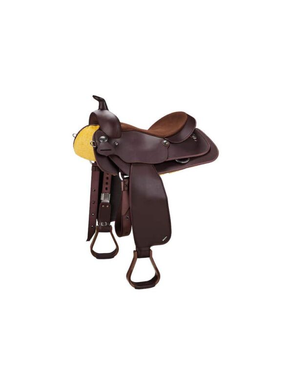 Western Frontier Saddle With Fqhb Brown