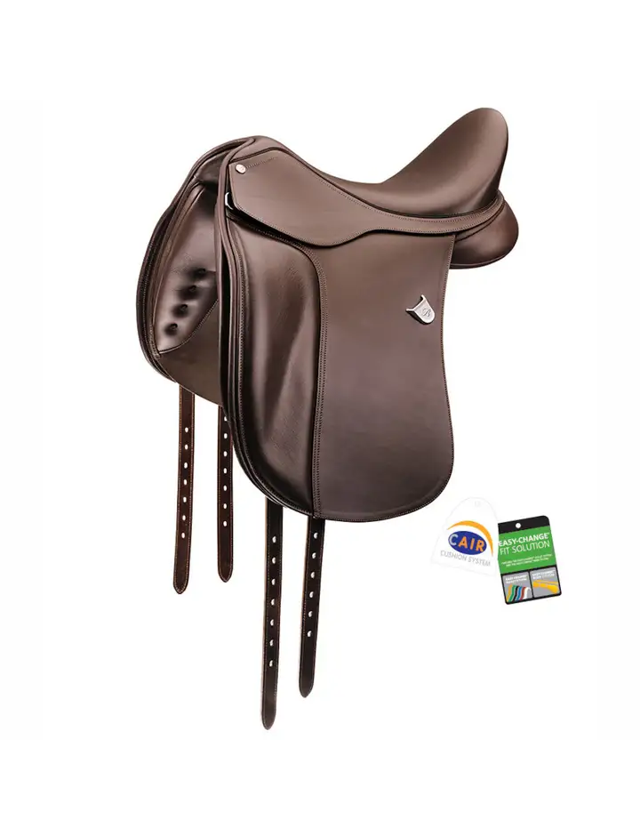 Dressage Saddle With Adjustable Bars & Hart Brown