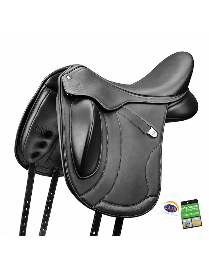 Innova Mono + Saddle With Luxe Leather Short Flap & Hart Black