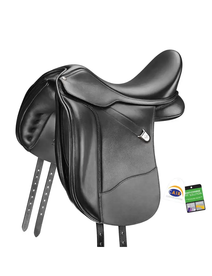 Wide Dressage+ W Luxe Leather Hart Black