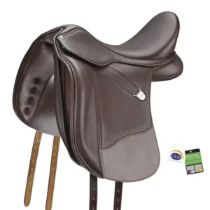 Wide Dressage+ W Luxe Leather Hart Brown